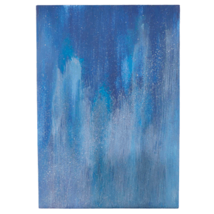 絵画 のおすすめ作品・人気作家 アクリルガッシュ sm きらきら 冬 卓上 小さい 星空 空 雪 青 Starry sky インテリア絵画 アート