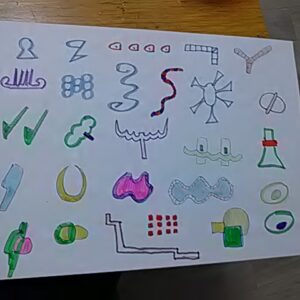 Uncategorized 理科　科学　IQ いろいろデザイン#12 インテリア絵画 アート