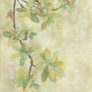 日本画 のおすすめ作品・人気作家 抽象 緑 自然 黄色 葉 ひとごこち インテリア絵画 アート