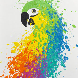 アクリル画 のおすすめ作品・人気作家 鳥 カラフル ポップアート オウム インテリア絵画 アート