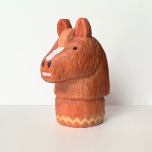 彫刻 レリーフ 立体アート のおすすめ作品・人気作家 こけし 木彫り 馬 馬のこけし インテリア絵画 アート