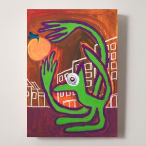 アクリル画 のおすすめ作品・人気作家 アクリル 抽象画 水彩画 カラフル モダンアート 現代アート いつものやつ　ーThe usualー インテリア絵画 アート