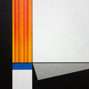 アクリル画 のおすすめ作品・人気作家 アクリルガッシュ イラスト 抽象 アクリル絵具 シンプル ストライプ ボール紙 図形 模様 【在庫あり】LIFT インテリア絵画 アート
