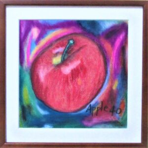 パステル画 のおすすめ作品・人気作家 パステル　りんご Apple40 インテリア絵画 アート