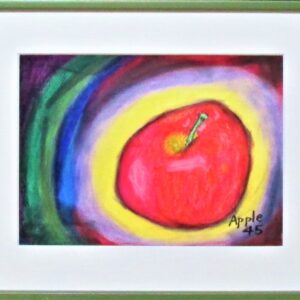パステル画 のおすすめ作品・人気作家 パステル　りんご Apple45 インテリア絵画 アート