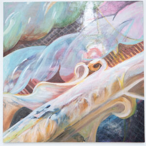 油絵 のおすすめ作品・人気作家 ピンク バレッタ 紺 modulation インテリア絵画 アート