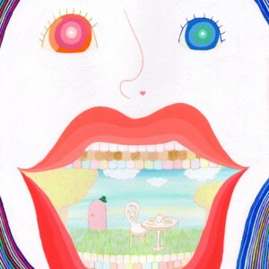 絵画 のおすすめ作品・人気作家 アクリルガッシュ colorful カラフル 歯８８ インテリア絵画 アート