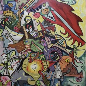 油絵 のおすすめ作品・人気作家 一点もの 激レア 珍しい 生と死とコスモ インテリア絵画 アート