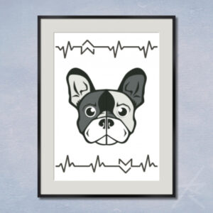 デジタルイラスト のおすすめ作品・人気作家 モノクロ 動物 デジタルアート 切り絵 幾何学 生命 貼り絵 彩命 -SHIN- 3 インテリア絵画 アート