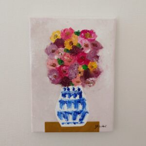 油絵 のおすすめ作品・人気作家 油絵 花 花瓶 花瓶の花　静かな午後 03 インテリア絵画 アート