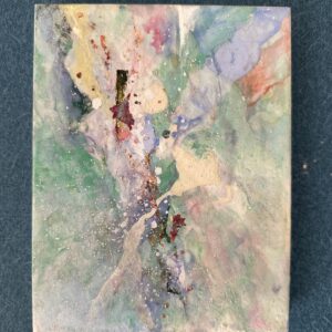 日本画 のおすすめ作品・人気作家 抽象画 白 シルバー 冬 箔 冬の朝 インテリア絵画 アート