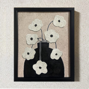 絵画 のおすすめ作品・人気作家 花ピンクブラック PINK&BLACK インテリア絵画 アート