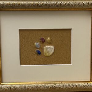 彫刻 レリーフ 立体アート のおすすめ作品・人気作家 猫足跡肉球宝石テクスチャー 肉球砂骨アート宝石 インテリア絵画 アート