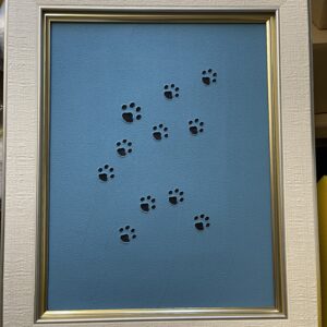 彫刻 レリーフ 立体アート のおすすめ作品・人気作家 猫足跡肉球デニムテクスチャーモダン星座星 肉球砂骨アート水瓶座デニム足跡 インテリア絵画 アート