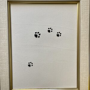 彫刻 レリーフ 立体アート のおすすめ作品・人気作家 猫足跡肉球デニム星牡羊座テクスチャーモダン 肉球砂骨アート牡羊座デニム足跡 インテリア絵画 アート