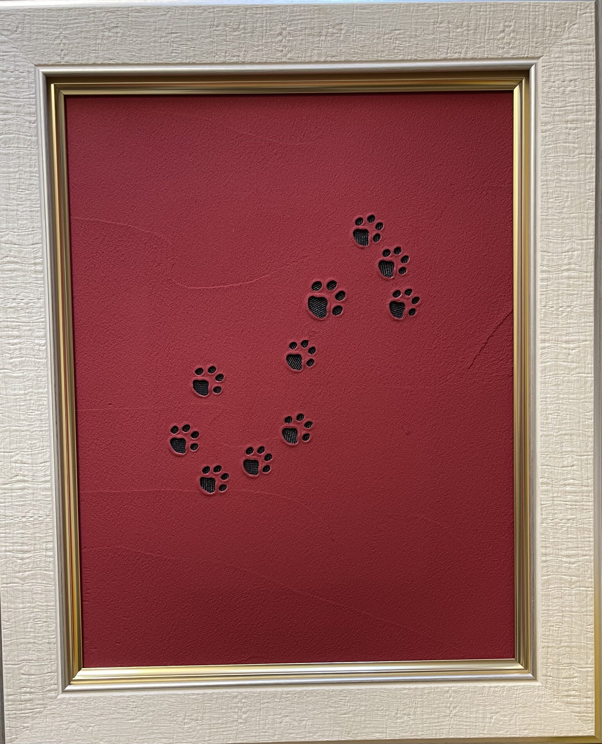 彫刻 レリーフ 立体アート のおすすめ作品・人気作家 猫足跡肉球デニム星座蠍座テクスチャーモダン星 肉球砂骨アート蠍座デニム足跡 インテリア絵画 アート