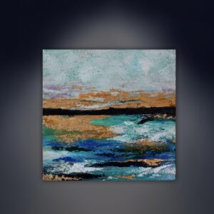 アクリル画 のおすすめ作品・人気作家  「Gilded Horizo​​ns」 インテリア絵画 アート