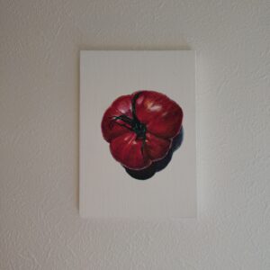 絵画 のおすすめ作品・人気作家 シンプル 果物 野菜 しろにトマト インテリア絵画 アート