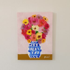 油絵 のおすすめ作品・人気作家 油絵 花 花瓶 花瓶の花 静かな午後 07 インテリア絵画 アート