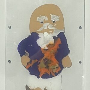 絵画 のおすすめ作品・人気作家 アクリル 人物 かわいい けったい デカルコマニー 住職 僧侶 坊さん 法事 現代アート じゅうしょくのじじぃ インテリア絵画 アート