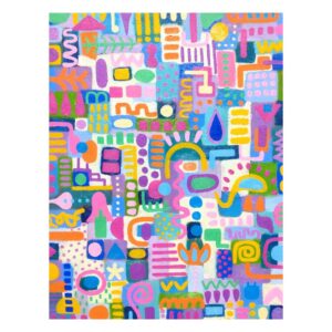 油絵 のおすすめ作品・人気作家 抽象画 油絵 カラフル 日々是好日！ インテリア絵画 アート