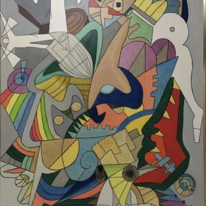 油絵 のおすすめ作品・人気作家 グレイ 一点もの 激レア 灰色 珍しい 超越的な生きる力 インテリア絵画 アート