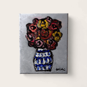 油絵 のおすすめ作品・人気作家 油絵 花 花瓶 sikkoku  1 インテリア絵画 アート