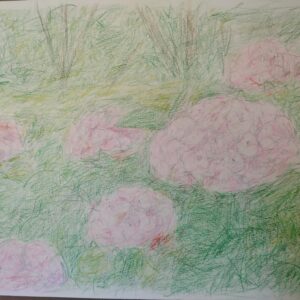 手描きイラスト のおすすめ作品・人気作家 花イラスト アジサイ インテリア絵画 アート