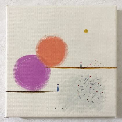 アクリル画 のおすすめ作品・人気作家 抽象画 アクリル画 優しい 心象 心象風景 風景画 もうすぐ、そこに インテリア絵画 アート