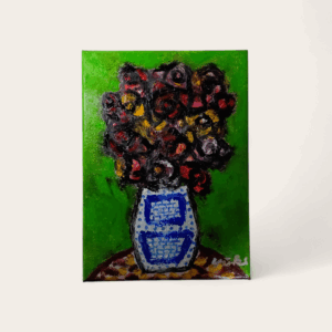 油絵 のおすすめ作品・人気作家 油絵 花 花瓶 部屋に花瓶を 2 インテリア絵画 アート