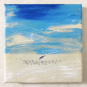 アクリル画 のおすすめ作品・人気作家 抽象画 ブルー 今日の絵 心象 心象風景 風景画 流れていく インテリア絵画 アート