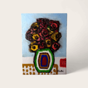 油絵 のおすすめ作品・人気作家 油絵 花 花瓶 部屋に花瓶を 3 インテリア絵画 アート