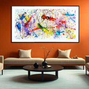 アクリル画 のおすすめ作品・人気作家 bright hot poster vivid colours Wild 抽象 紙 Bumble Mee インテリア絵画 アート