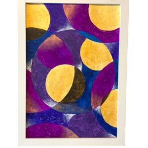 絵画 のおすすめ作品・人気作家 抽象画 紫 インテリア 神秘的 Untitled #4 インテリア絵画 アート