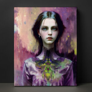 複製画 アートパネル のおすすめ作品・人気作家 女性 アート ファンタジー ポートレート 神秘的 絵画 肖像画 心の万華鏡 | Kaleidoscope of the Soul ─ Mystique in Petite #004 ─ インテリア絵画 アート