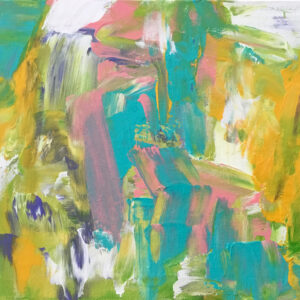 アクリル画 のおすすめ作品・人気作家 ピンク 抽象画 自然 黄色 カラフル パステルカラー 青 Waterfall インテリア絵画 アート