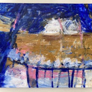 アクリル画 のおすすめ作品・人気作家 ピンク 抽象 白 自然 コンテンポラリーアート ブルー 青 風の住処 インテリア絵画 アート