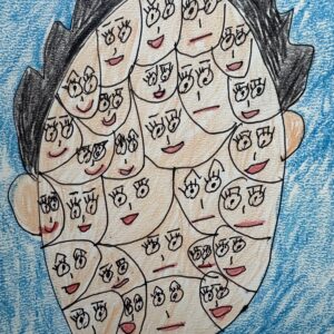 その他 イラスト 人間の感情 インテリア絵画 アート