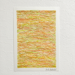 パステル画 のおすすめ作品・人気作家 抽象画 黄色 Yuka Art Works Yuka Mitsufuji yukaarts アート販売 アート買う インテリア パステル画 ミツフジユカ ミニサイズ モダン 光藤有佳 現代アート メランジの世界02「黄色」 インテリア絵画 アート