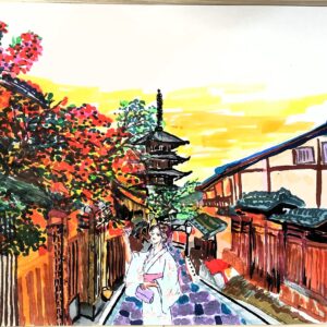 画家 しせいことり（紫晴詩梨） 大阪外語専門学校