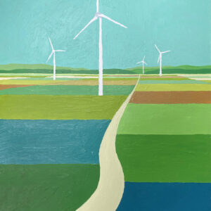 アクリル画 のおすすめ作品・人気作家 森 緑 自然 エメラルド ターコイズ 山 川 青 風景画 田園の風 インテリア絵画 アート