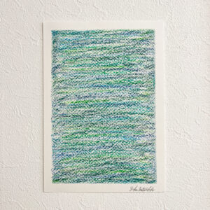 パステル画 のおすすめ作品・人気作家 抽象 抽象画 Yuka Art Works Yuka Mitsufuji yukaarts アート販売 アート買う インテリア パステル画 ミツフジユカ ミニサイズ モダン 光藤有佳 現代アート メランジの世界04「アクアマリン」 インテリア絵画 アート