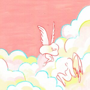 画家 あめさもも 福岡県にあるデザイン系専門学校イラストレーション科を中退