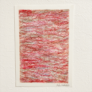 パステル画 のおすすめ作品・人気作家 抽象画 Yuka Art Works Yuka Mitsufuji yukaarts アート販売 アート買う インテリア パステル画 ミツフジユカ ミニサイズ モダン 光藤有佳 現代アート 集合体無意識「紅色の世界」 インテリア絵画 アート