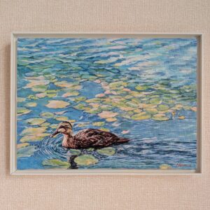 油絵 のおすすめ作品・人気作家 印象派　風景画　impressionism　鳥 『涼やかなる場所（The cool and healing place）』 インテリア絵画 アート
