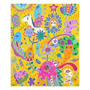 アクリル画 のおすすめ作品・人気作家 動物 木 花 魚 鳥 カラフル パンダ おいでよ ぴーぴー インテリア絵画 アート