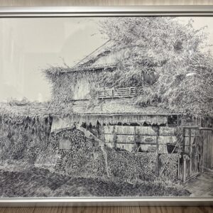 ペン画 ドローイングのおすすめ作品・人気作家 ボールペン画 廃屋 インテリア絵画 アート