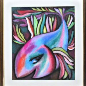 パステル画 のおすすめ作品・人気作家 魚 パステル カラフル 深海 インテリア絵画 アート