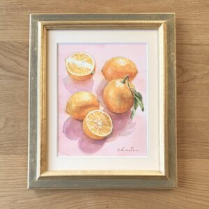 水彩画 のおすすめ作品・人気作家 水彩画 マイヤーレモン 果物 Fruit 18 インテリア絵画 アート