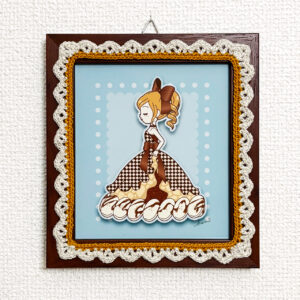 デジタルイラスト のおすすめ作品・人気作家 イラスト かぎ針編み かわいい クレープ チョコレート ドレス バナナ 女の子 Choco-Banana インテリア絵画 アート